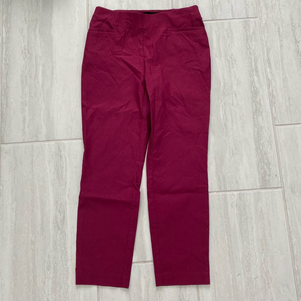Chico’s‎ Perfect Stretch Ankle Pants Pink 0.5 Small 6